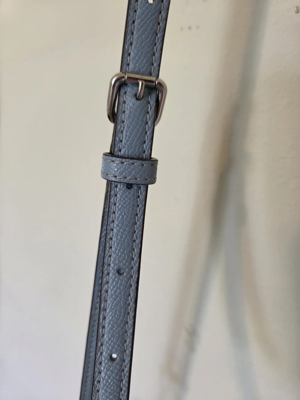 COACH Light Blue Leather Satchel - Elegant Women's Handbag